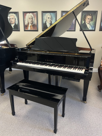 1999 Kawai RX2 grand piano with QRS Pianomation player system - Grand Pianos